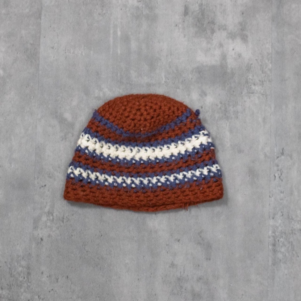 VIntage VTG Y2K 2000's 00's Handmade Knitted Skull Cap